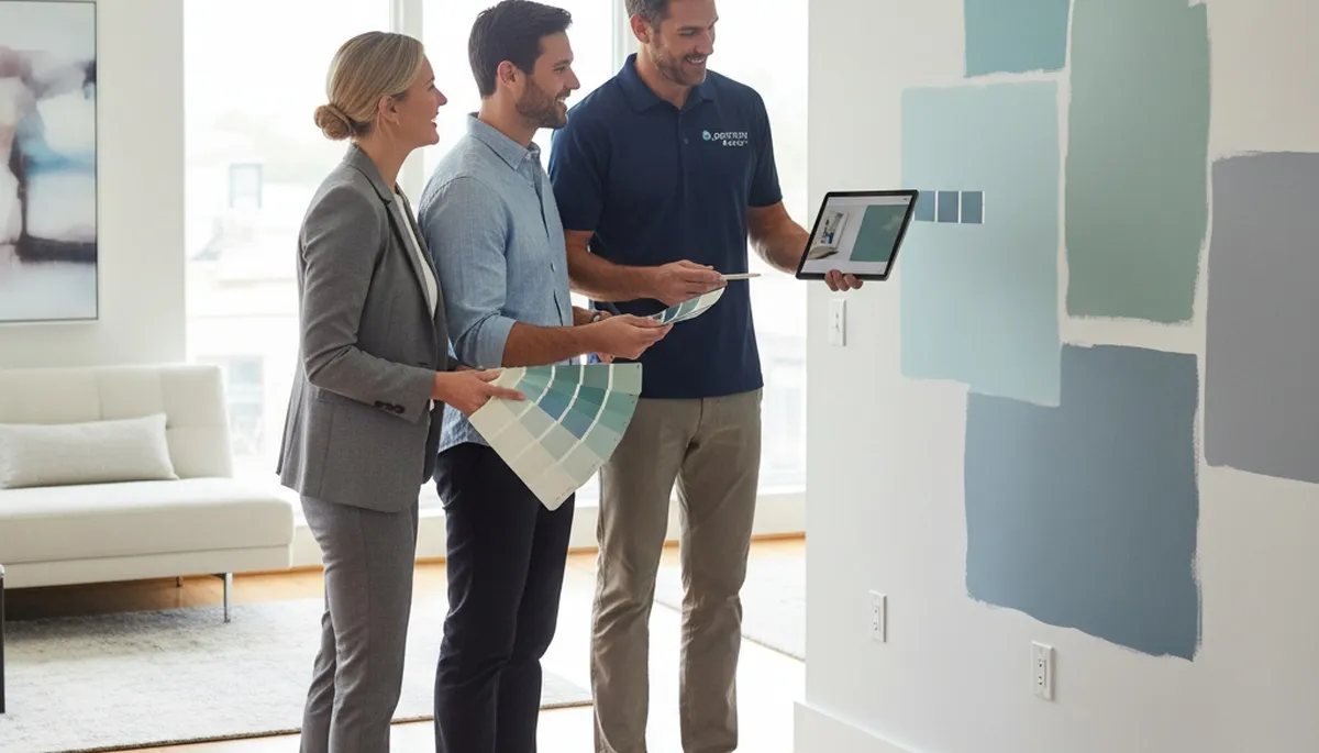 Hoboken, NJ color consultation for home painting, helping choose durable interior and exterior paint colors