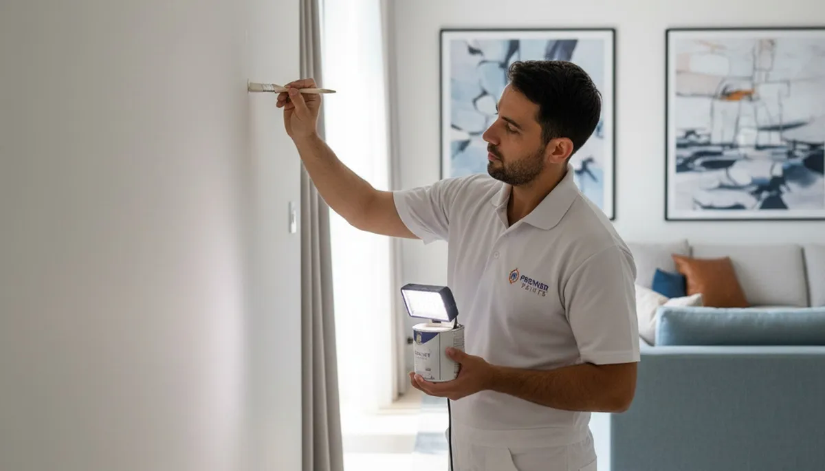 Paint touch-up service in Hoboken, NJ for matching faded interior and exterior paint finishes